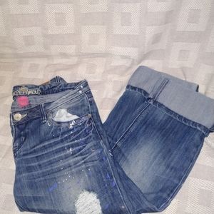 Almost famous Denim Capri's